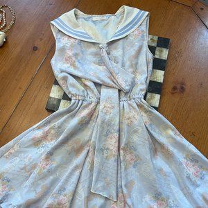 LIZ LISA Sailor Mermaid Dress Baby Blue - Size Sm/Md